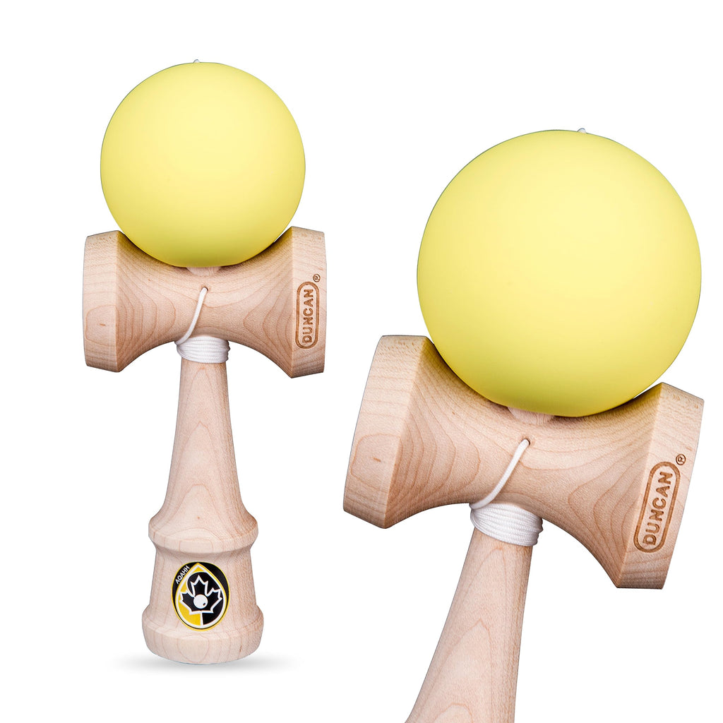 Kendama galben Duncan Maple Drop Pro din lemn de arțar
